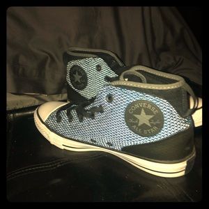 Converse blue sneakers unisex